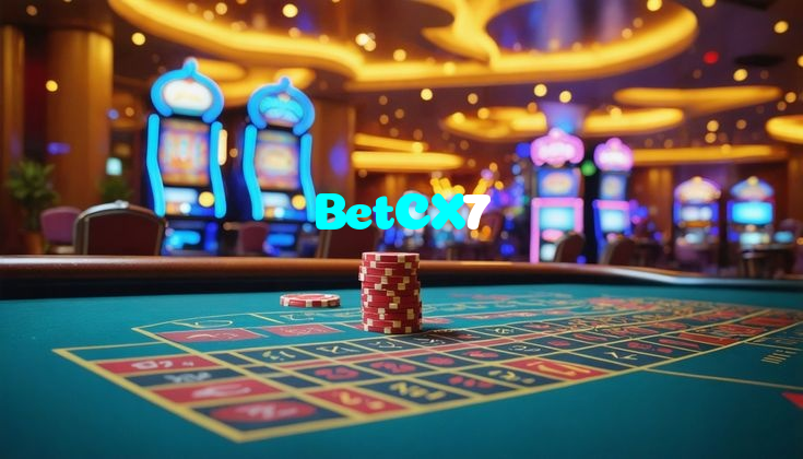 BetCX7 casino presented on mobile device in Pakistan with slots and live games